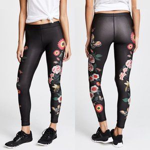 Terez Floral Juju Yoga Leggings Pants sz S